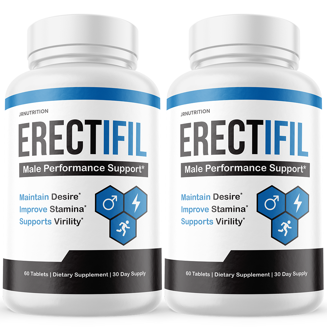 Erectifil Tablets - All Natural Support For Men - 2 Bottles